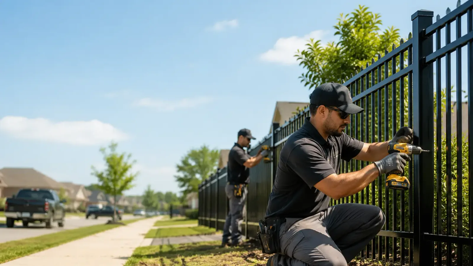 Metal Fence Installation in Russell, IL